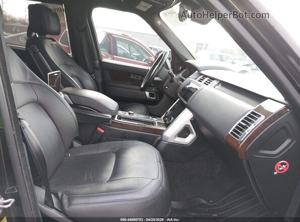 SALGS5RE5JA381871 2018 LAND ROVER RANGE ROVER Черный Вид салона спереди