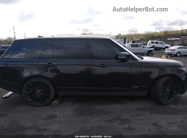 SALGS5RE5JA381871 2018 LAND ROVER RANGE ROVER Черный Вид задней части салона