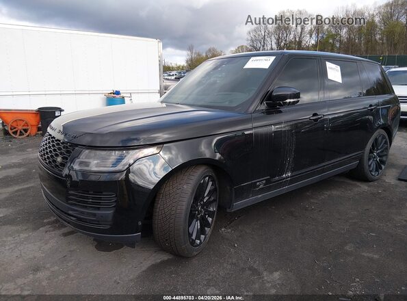 SALGS5RE5JA381871 2018 LAND ROVER RANGE ROVER Черный Передняя левая четверть