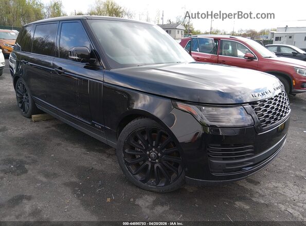 SALGS5RE5JA381871 2018 LAND ROVER RANGE ROVER Черный Передняя правая четверть