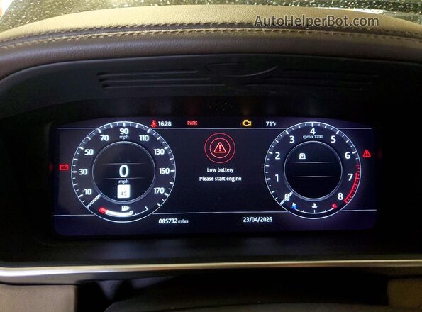 SALGS5RE7KA546997 2019 LAND ROVER RANGE Black Սարքավորումների վահանակի տեսք