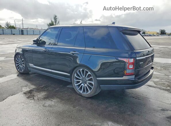 SALGV2EFXGA280130 2016 LAND ROVER RANGE Черный Задняя левая четверть