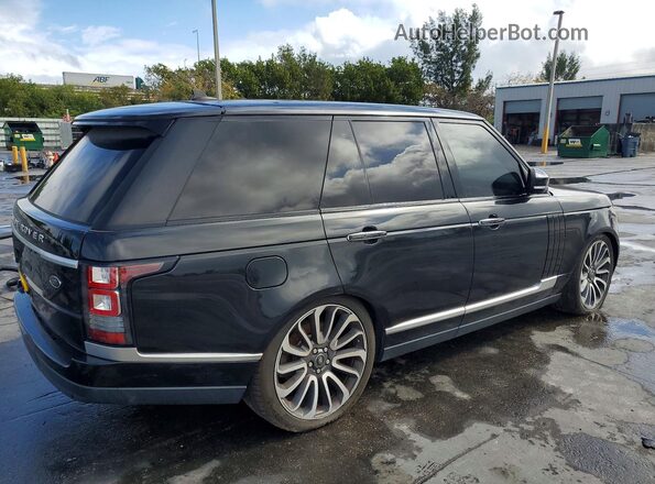 SALGV2EFXGA280130 2016 LAND ROVER RANGE Черный Задняя правая четверть