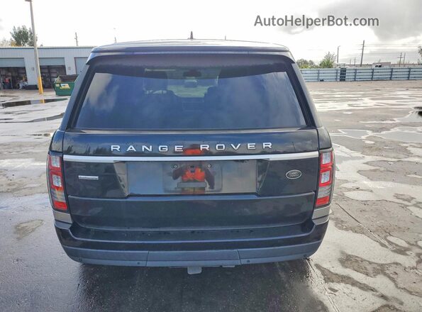 SALGV2EFXGA280130 2016 LAND ROVER RANGE Черный Вид сзади