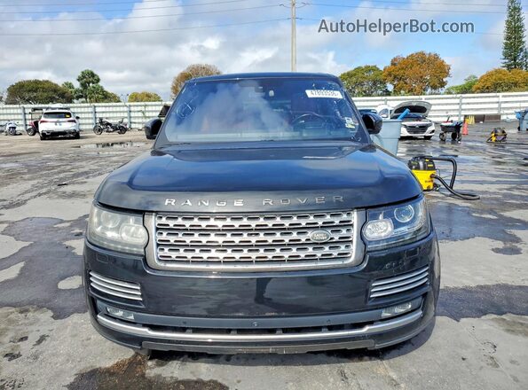 SALGV2EFXGA280130 2016 LAND ROVER RANGE Черный Вид спереди