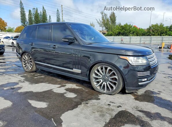 SALGV2EFXGA280130 2016 LAND ROVER RANGE Черный Передняя правая четверть
