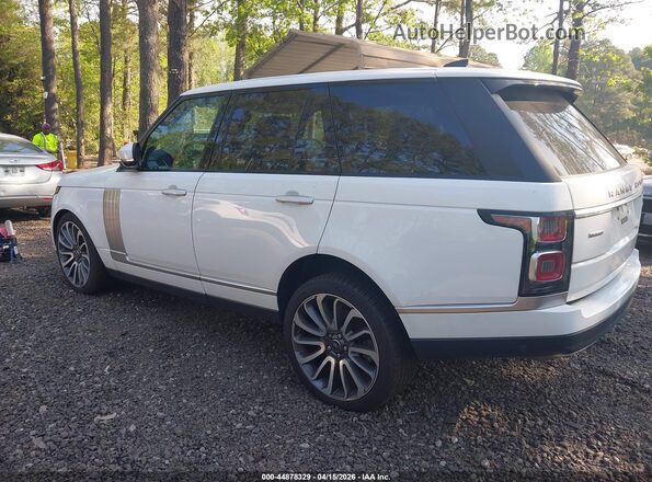 SALGV2RE6JA394652 2018 LAND ROVER RANGE ROVER White Задня ліва чверть