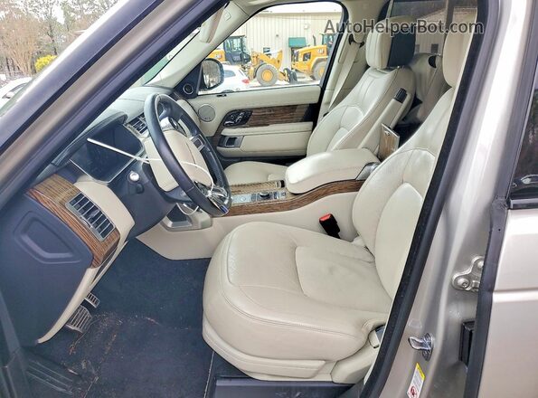 SALGV5RE4KA563876 2019 LAND ROVER RANGE Серебряный Вид салона спереди