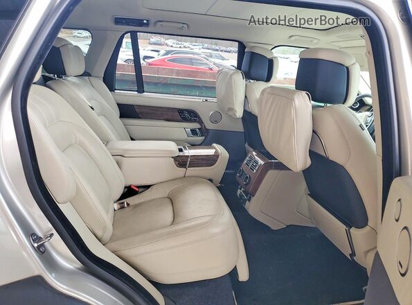SALGV5RE4KA563876 2019 LAND ROVER RANGE Серебряный Вид задних сидений
