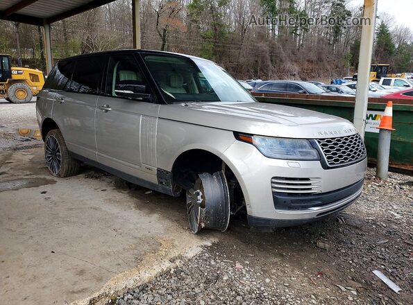 SALGV5RE4KA563876 2019 LAND ROVER RANGE Серебряный Передняя правая четверть