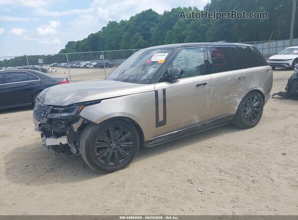 SALKP9F40PA027019 2023 LAND ROVER RANGE ROVER Gold Առջևի ձախ երեք քառորդ տեսարան