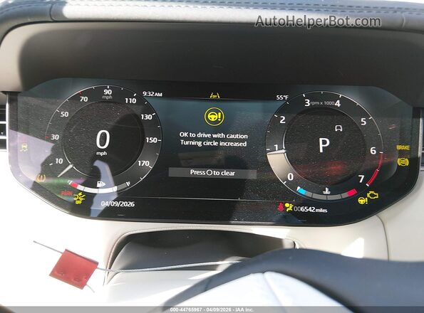 SALKPBFU3SA274244 2025 LAND ROVER RANGE ROVER Gray Widok tylnych siedzeń