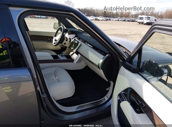 SALKPBFU3SA274244 2025 LAND ROVER RANGE ROVER Gray Widok wnętrza z przodu