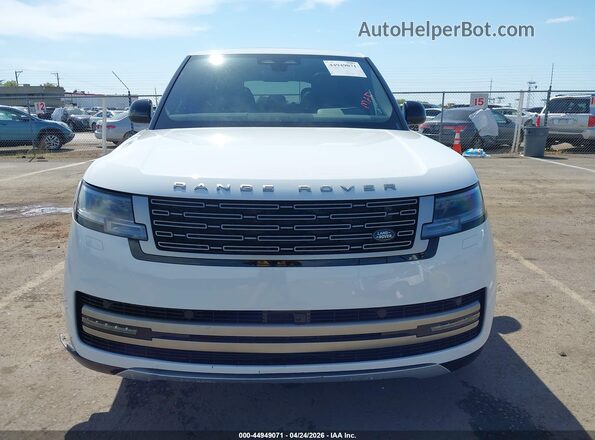 SALKPBFUXSA276511 2025 LAND ROVER RANGE ROVER White Widok wnętrza z tyłu