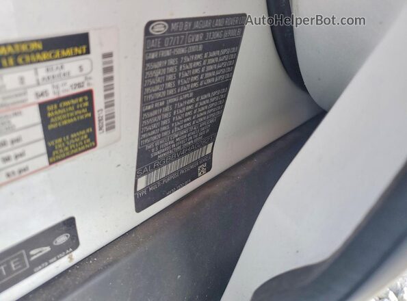 SALRGBBV4HA028213 2017 LAND ROVER DISCOVERY White Вид підкапотного простору