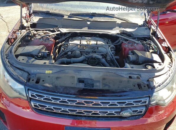 SALRGBBV8HA046875 2017 LAND ROVER DISCOVERY Красный Вид задней части салона