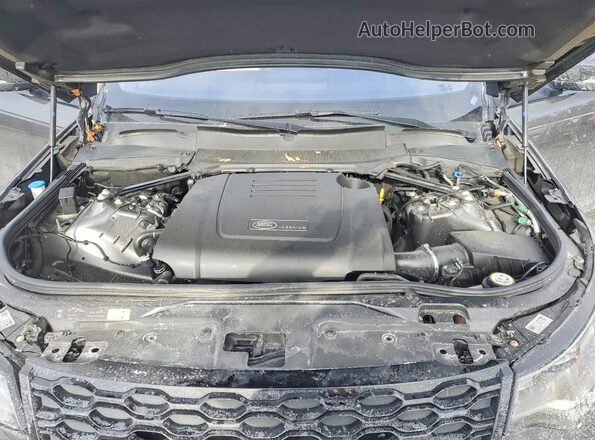 SALRT2EX1N2464399 2022 LAND ROVER DISCOVERY Black Vista del compartimento del motor