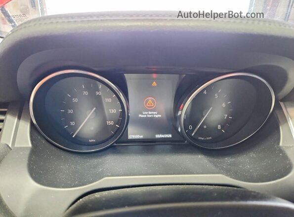 SALVP2BG4GH080690 2016 LAND ROVER RANGE Red ხელსაწყოთა პანელის ხედი