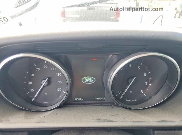 SALWG2FV0HA670313 2017 LAND ROVER RANGE Белый Вид щитка приборов