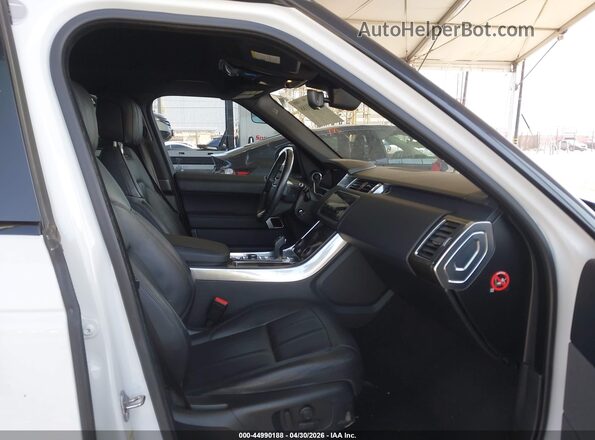 SALWG2RV0KA819614 2019 LAND ROVER RANGE ROVER SPORT White Widok wnętrza z przodu