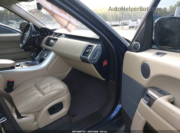 SALWG2VF4GA555402 2016 LAND ROVER RANGE ROVER SPORT Blue წინა სალონის ხედი