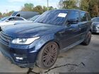 2016 Land Rover Range Rover Sport 3.0l V6 Supercharged Se Blue vin: SALWG2VF4GA555402