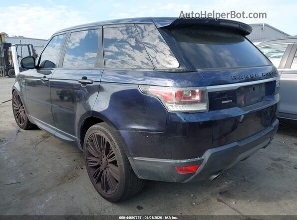 SALWG2VF4GA555402 2016 LAND ROVER RANGE ROVER SPORT Blue უკანა მარცხენა