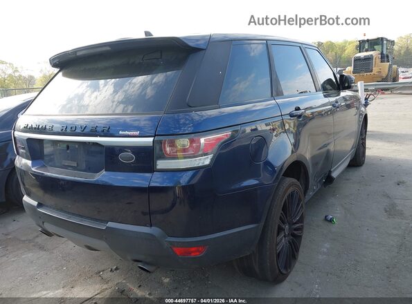 SALWG2VF4GA555402 2016 LAND ROVER RANGE ROVER SPORT Blue უკანა მარჯვენა