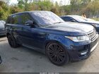 2016 Land Rover Range Rover Sport 3.0l V6 Supercharged Se Blue vin: SALWG2VF4GA555402