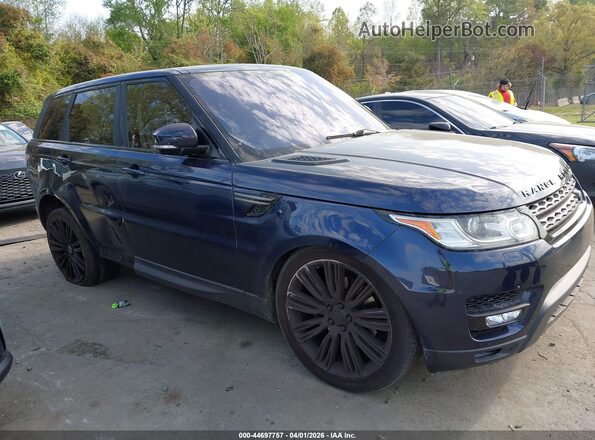 SALWG2VF4GA555402 2016 LAND ROVER RANGE ROVER SPORT Blue წინა ხედი