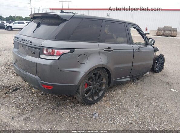 SALWG2VF4GA651448 2016 LAND ROVER RANGE ROVER SPORT Серый Задняя правая четверть