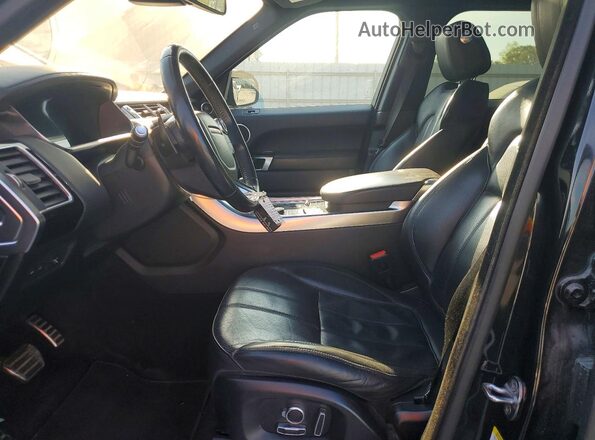 SALWR2EF1GA580008 2016 LAND ROVER RANGE Черный Вид салона спереди