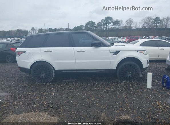 SALWR2EF7GA593619 2016 LAND ROVER RANGE ROVER SPORT White Widok wnętrza z tyłu