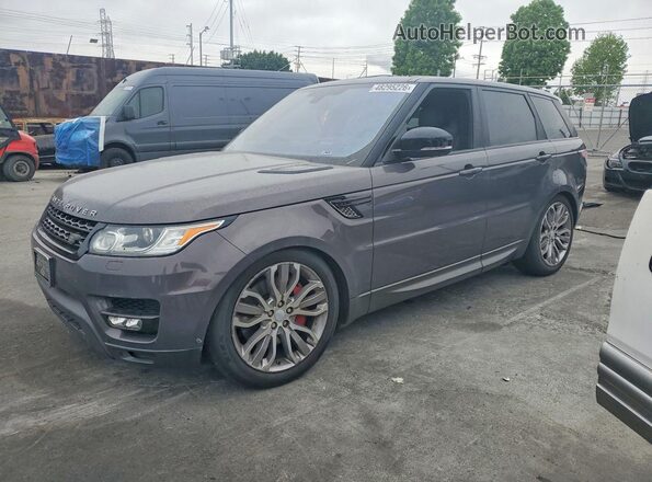 SALWR2EF8GA570642 2016 LAND ROVER RANGE Серый Передняя левая четверть