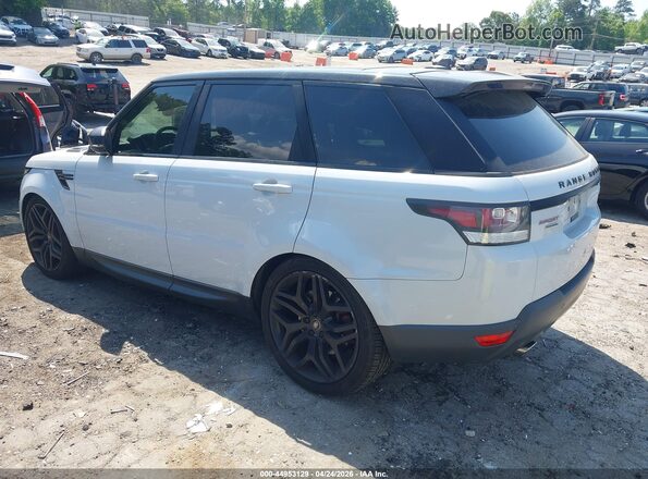 SALWR2EF9GA566809 2016 LAND ROVER RANGE ROVER SPORT White Trasero izquierdo