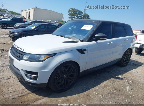 SALWR2EF9GA566809 2016 LAND ROVER RANGE ROVER SPORT White Vista tres cuartos delantera izquierda