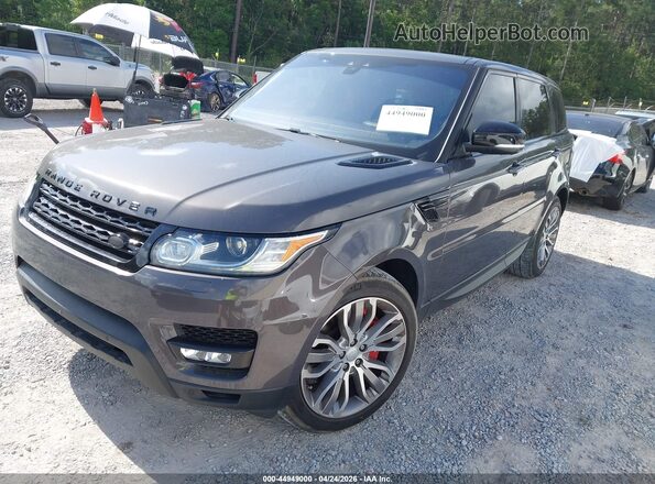 SALWR2FE6HA132046 2017 LAND ROVER RANGE ROVER SPORT Серый Передняя левая четверть