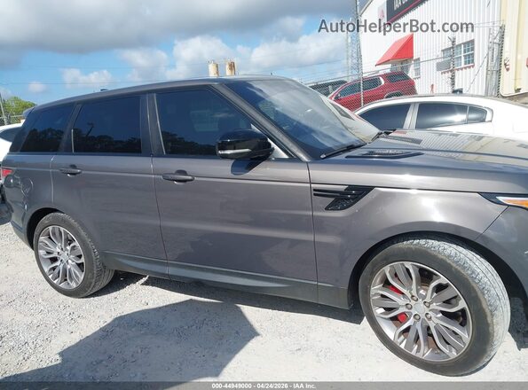 SALWR2FE6HA132046 2017 LAND ROVER RANGE ROVER SPORT Серый Вид задней части салона