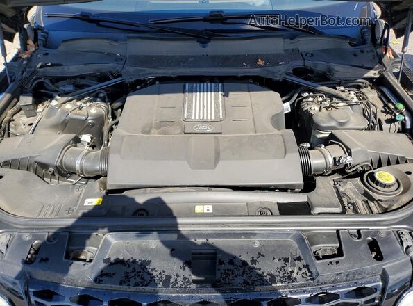 SALWR2FE9HA158401 2017 LAND ROVER RANGE Black Engine compartment view