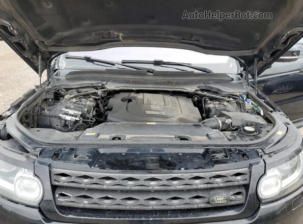 SALWR2FK1HA127763 2017 LAND ROVER RANGE Черный Вид подкапотного пространства