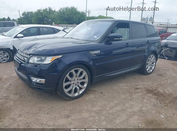 SALWR2FV6HA685554 2017 LAND ROVER RANGE ROVER SPORT Blue Front left