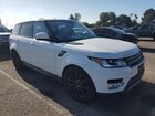 2017 Land Rover Range Rover Sport Hse Белый vin: SALWR2FV9HA677349