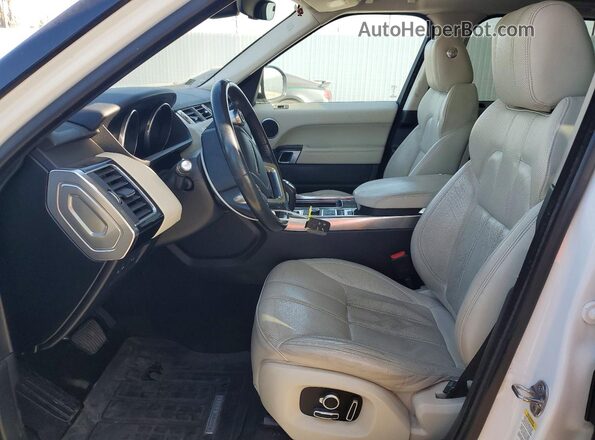 SALWR2FV9HA677349 2017 LAND ROVER RANGE Белый Вид салона спереди