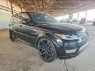 2017 Land Rover Range Rover Sport Hse Черный vin: SALWR2FVXHA147083