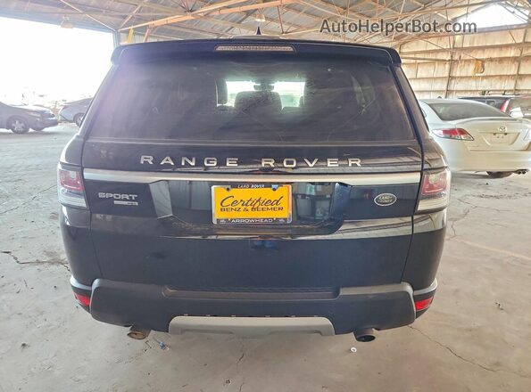 SALWR2FVXHA147083 2017 LAND ROVER RANGE Черный Вид сзади