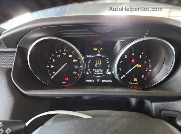 SALWR2FVXHA147083 2017 LAND ROVER RANGE Черный Вид щитка приборов