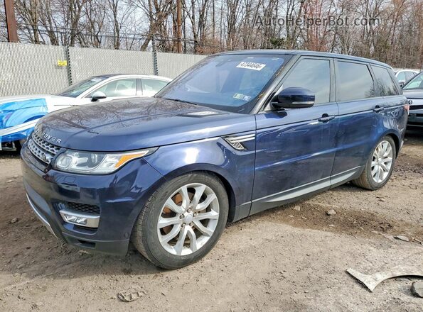 SALWR2FVXHA677411 2017 LAND ROVER RANGE Blue Передня ліва чверть