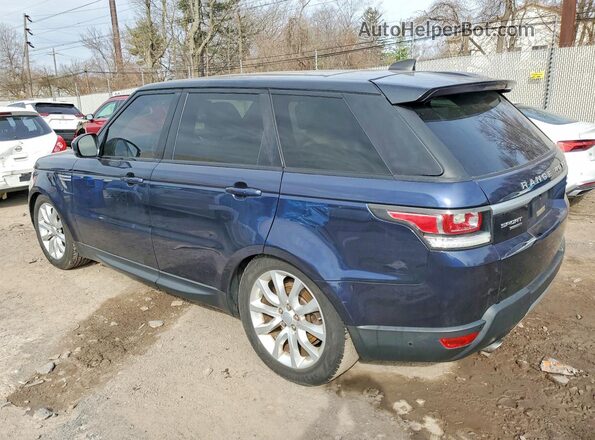 SALWR2FVXHA677411 2017 LAND ROVER RANGE Blue Задня ліва чверть