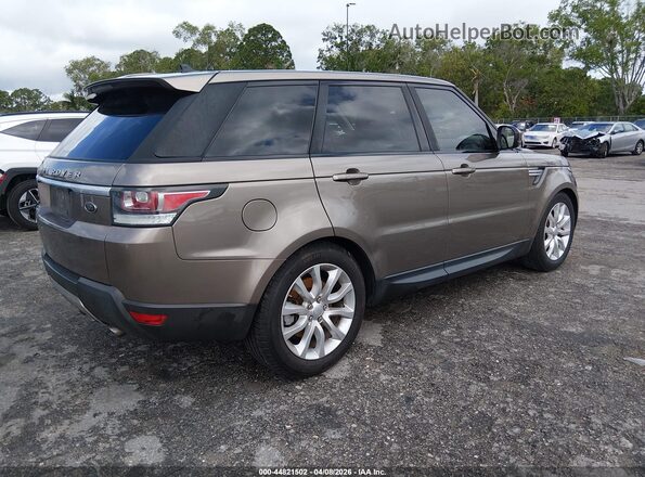 SALWR2KF0GA627789 2016 LAND ROVER RANGE ROVER SPORT Brown Հետևի աջ