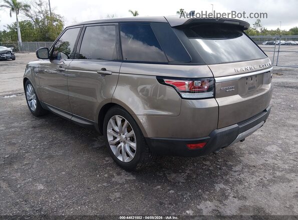 SALWR2KF0GA627789 2016 LAND ROVER RANGE ROVER SPORT Brown Հետևի ձախ